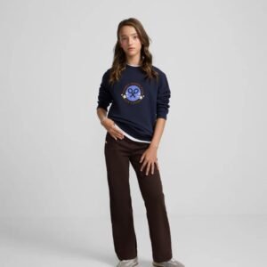 Sudadera Girl Tennis Club Azul Marino Silbon
