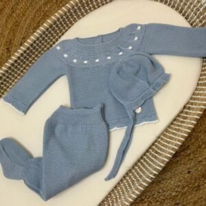 Conjunto 3 Piezas Bodoques Azul Inglés