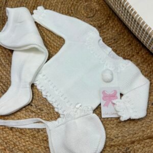 Conjunto 3 Piezas Canesú Calados