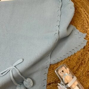 Toquilla Links Calados Lazo Con Pompon