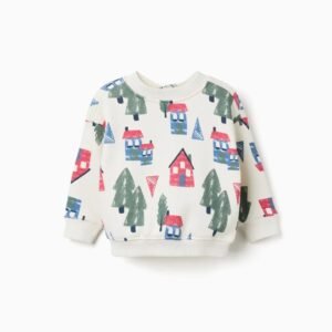 Conjunto Sudadera Estampada Y Pantalón Felpa Cargo Zippy